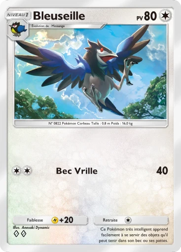 Carte Pokémon Bleuseille de l'extension Méga-Ascension