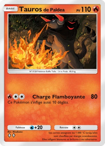 Carte Pokémon Tauros de Paldea de l'extension Réjouissances Rayonnantes