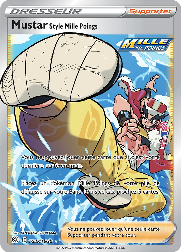 Carte Pokémon Mustar Style Mille Poings de l'extension Stars Étincelantes