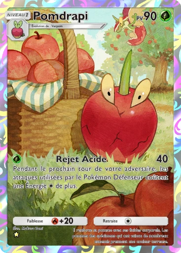 Carte Pokémon Pomdrapi de l'extension Aura Palpitante