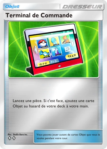Carte Pokémon Terminal de Commande de l'extension Booster de Luxe Méga