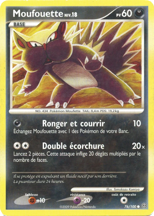 Carte Pokémon Moufouette de l'extension Tempête