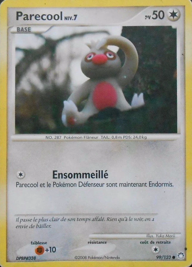 Carte Pokémon Parecool de l'extension Trésors Mystérieux