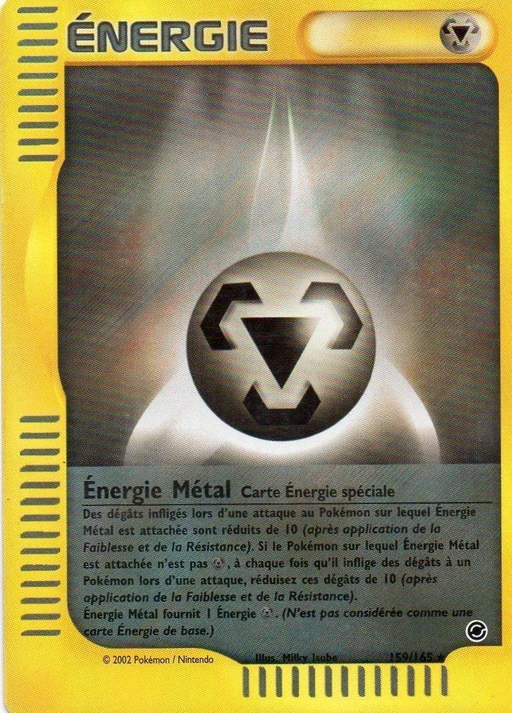 Carte Pokémon Énergie Métal de l'extension Expedition