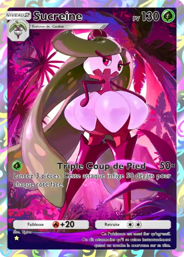 Carte Pokémon Sucreine de l'extension Gardiens Astraux