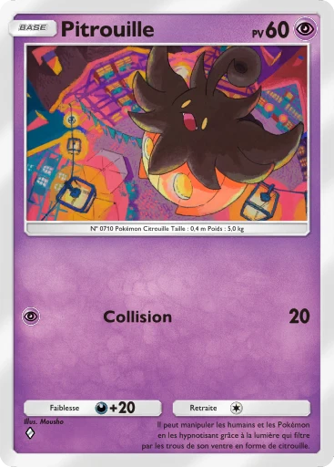 Carte Pokémon Pitrouille de l'extension Parade Onirique