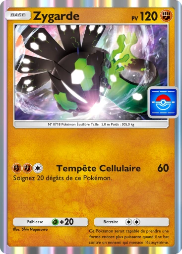 Carte Pokémon Zygarde de l'extension Promo-B