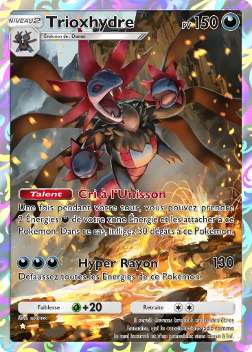 Carte Pokémon Trioxhydre de l'extension Méga-Ascension