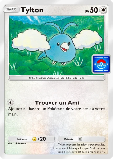 Carte Pokémon Tylton de l'extension Promo-B