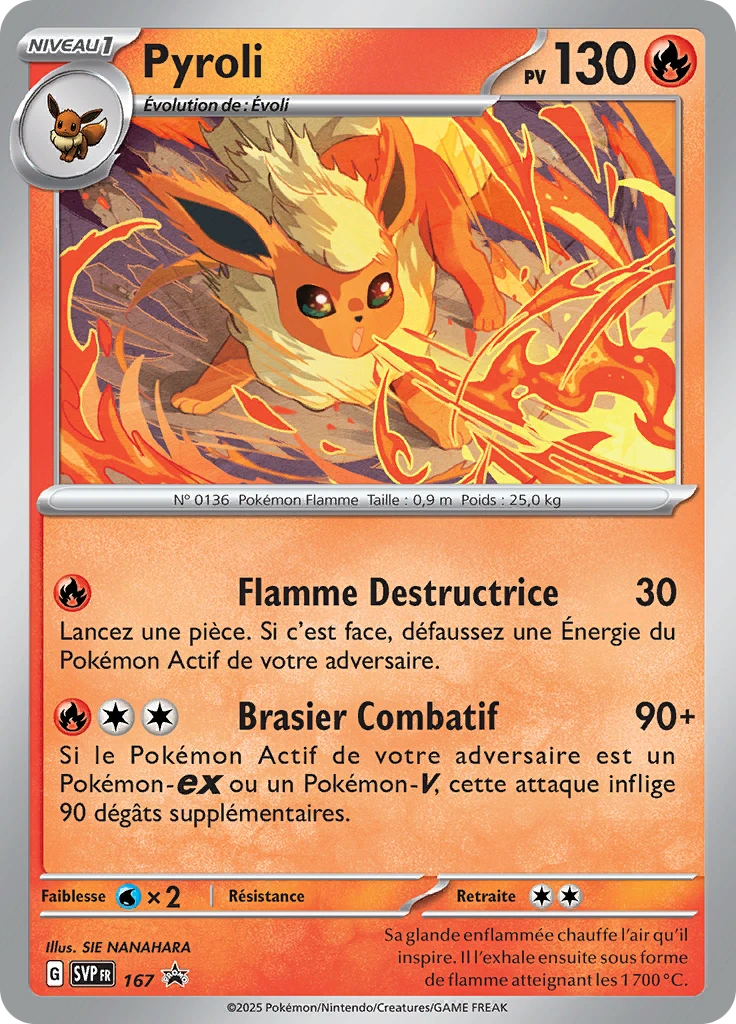 Carte Pokémon Pyroli de l'extension SVP Black Star Promos