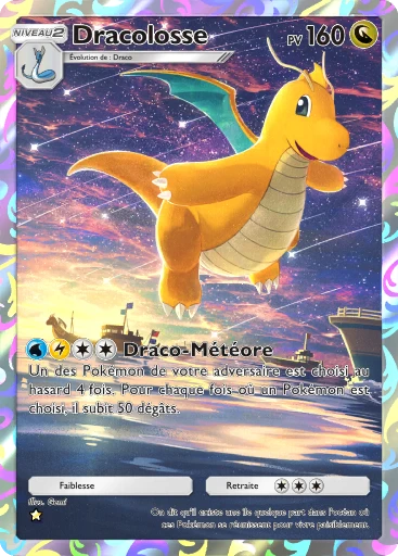Carte Pokémon Dracolosse de l'extension Puissance Génétique