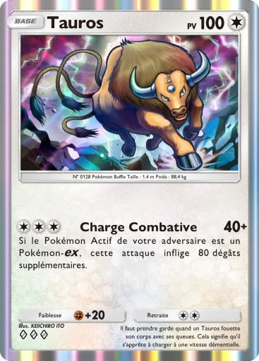 Carte Pokémon Tauros de l'extension L'Île Fabuleuse