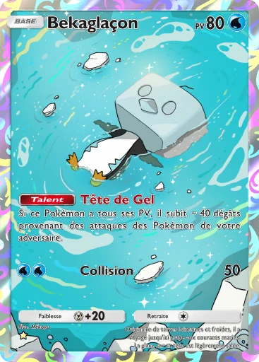 Carte Pokémon Bekaglaçon de l'extension Méga-Ascension