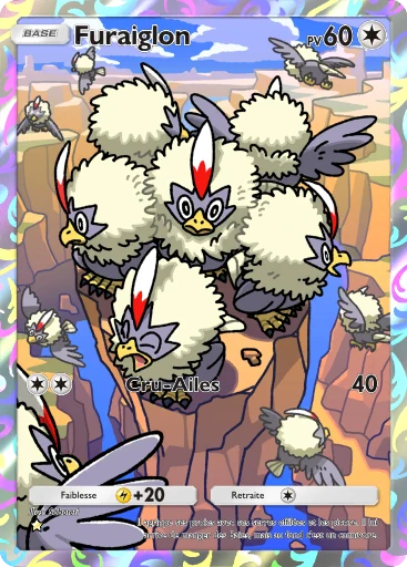 Carte Pokémon Furaiglon de l'extension Méga-Ascension