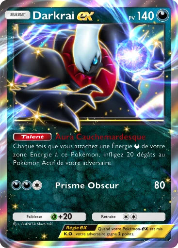 Carte Pokémon Darkrai-ex de l'extension Promo-A