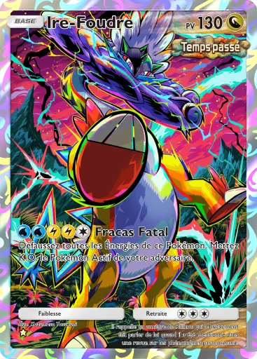Carte Pokémon Ire-Foudre de l'extension Propulsion Paradoxe