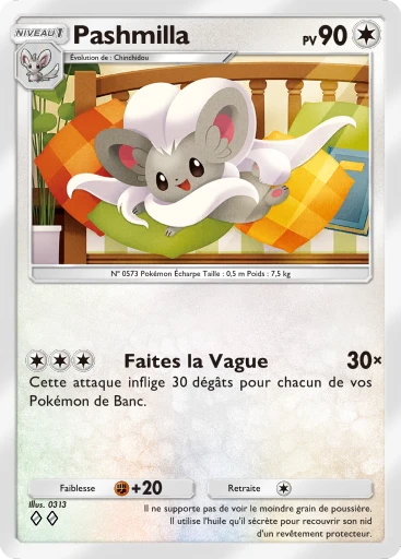 Carte Pokémon Pashmilla de l'extension Puissance Génétique