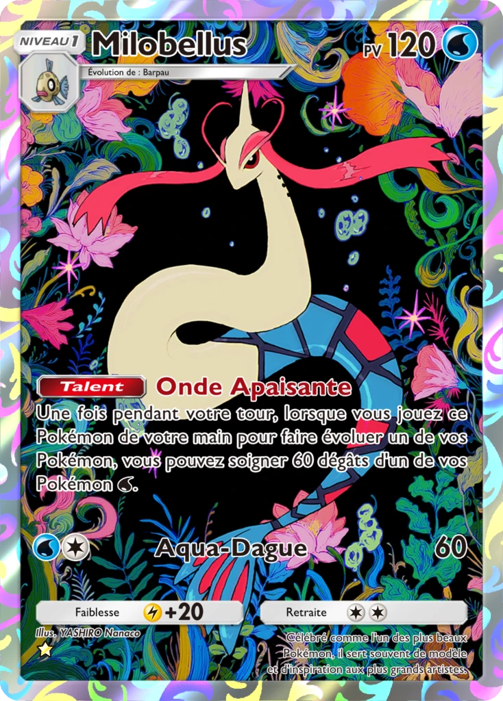 Carte Pokémon Milobellus de l'extension Source Secrète