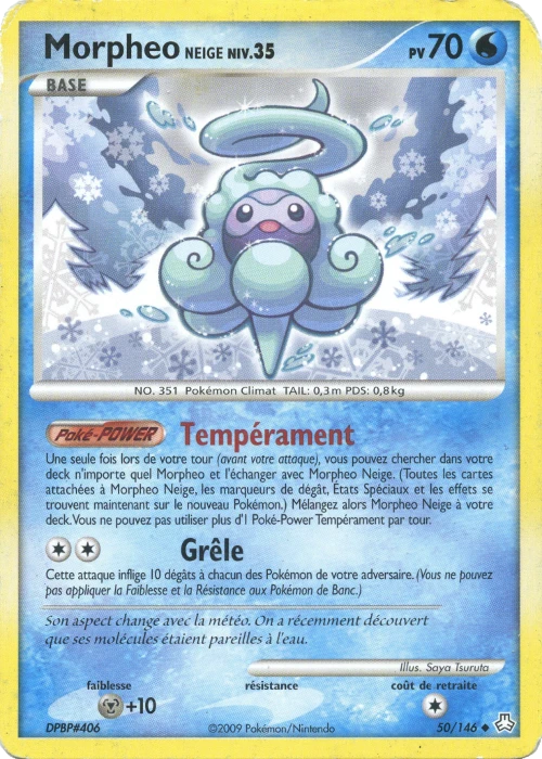 Carte Pokémon Morpheo Neige de l'extension Éveil des Légendes