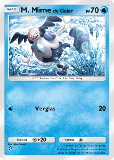 Carte Pokémon M. Mime de Galar de l'extension Parade Onirique