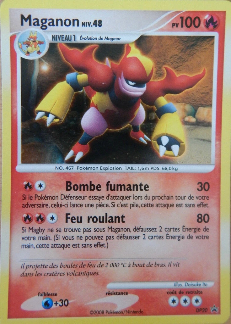 Carte Pokémon Maganon de l'extension Promo DP