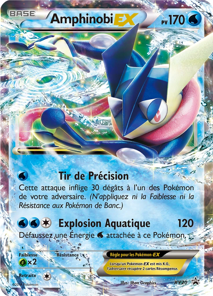 Carte Pokémon Amphinobi EX de l'extension Promo XY