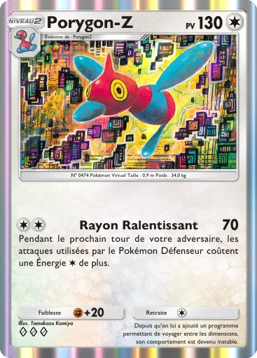 Carte Pokémon Porygon-Z de l'extension Sagesse entre Ciel et Mer