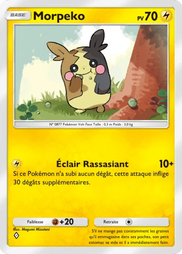 Carte Pokémon Morpeko de l'extension Aura Palpitante