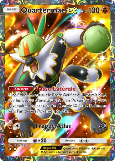 Carte Pokémon Quartermac-ex de l'extension Gardiens Astraux