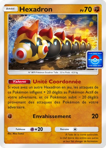 Carte Pokémon Hexadron de l'extension Promo-B