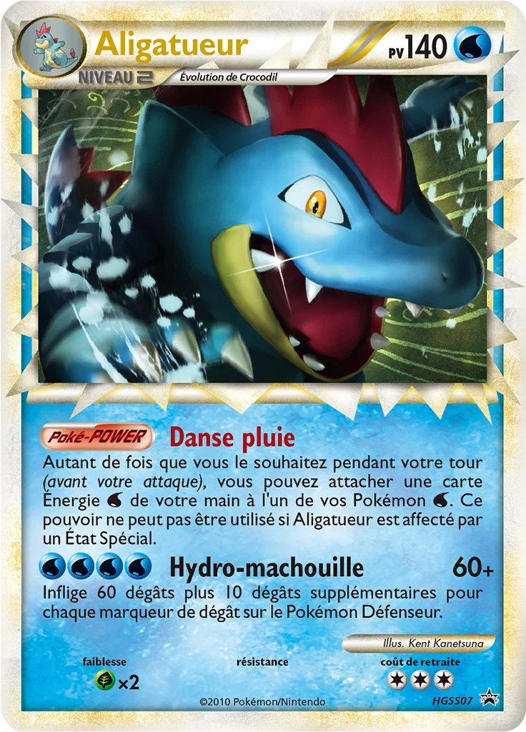 Carte Pokémon Aligatueur de l'extension Promo HGSS