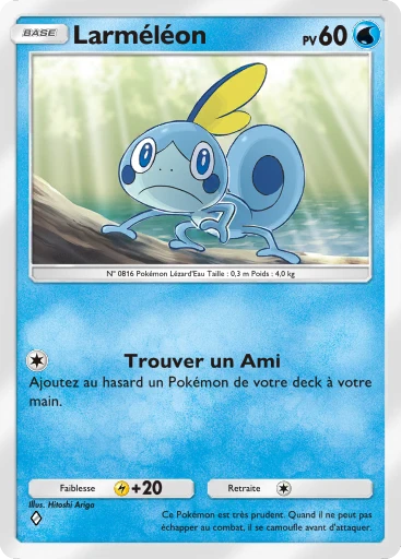 Carte Pokémon Larméléon de l'extension Aura Palpitante