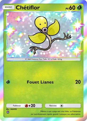 Carte Pokémon Chétiflor de l'extension Méga-Ascension