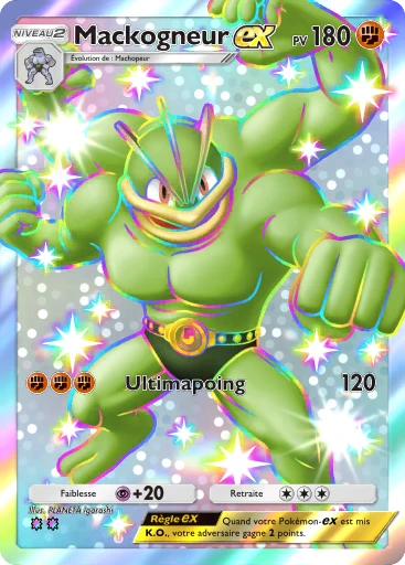 Carte Pokémon Mackogneur-ex de l'extension Gardiens Astraux