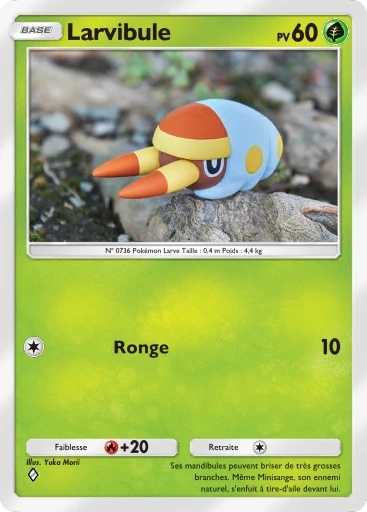 Carte Pokémon Larvibule de l'extension Gardiens Astraux