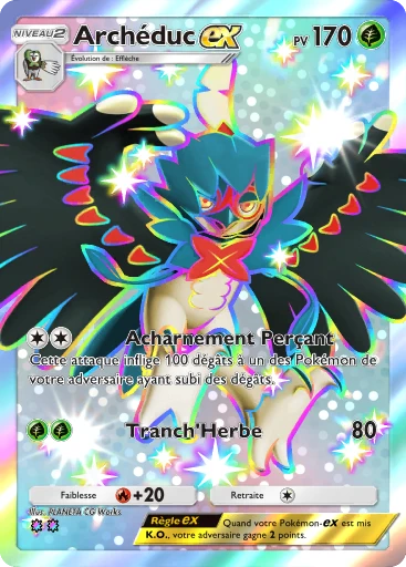 Carte Pokémon Archéduc-ex de l'extension Méga-Ascension