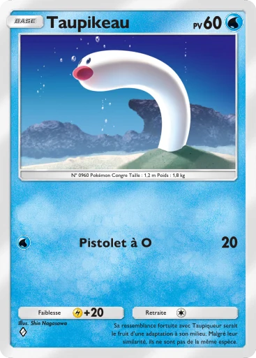 Carte Pokémon Taupikeau de l'extension Merveilles de Paldea