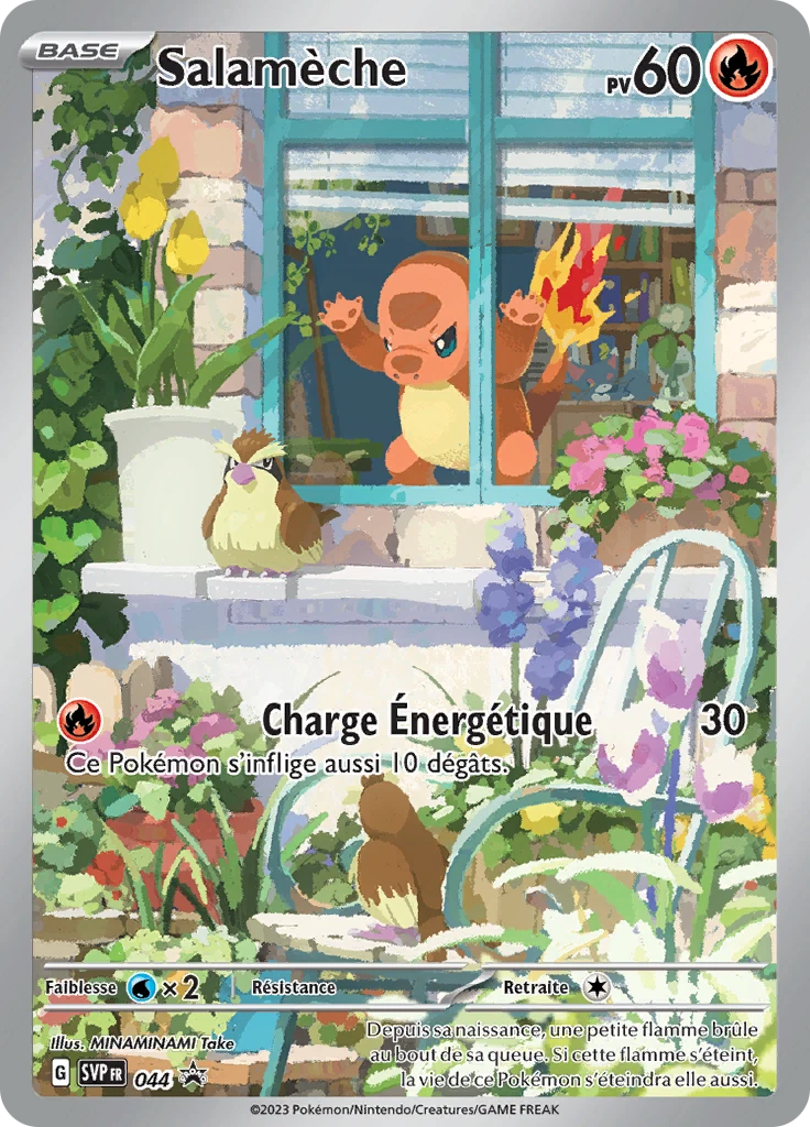 Carte Pokémon Salamèche de l'extension SVP Black Star Promos
