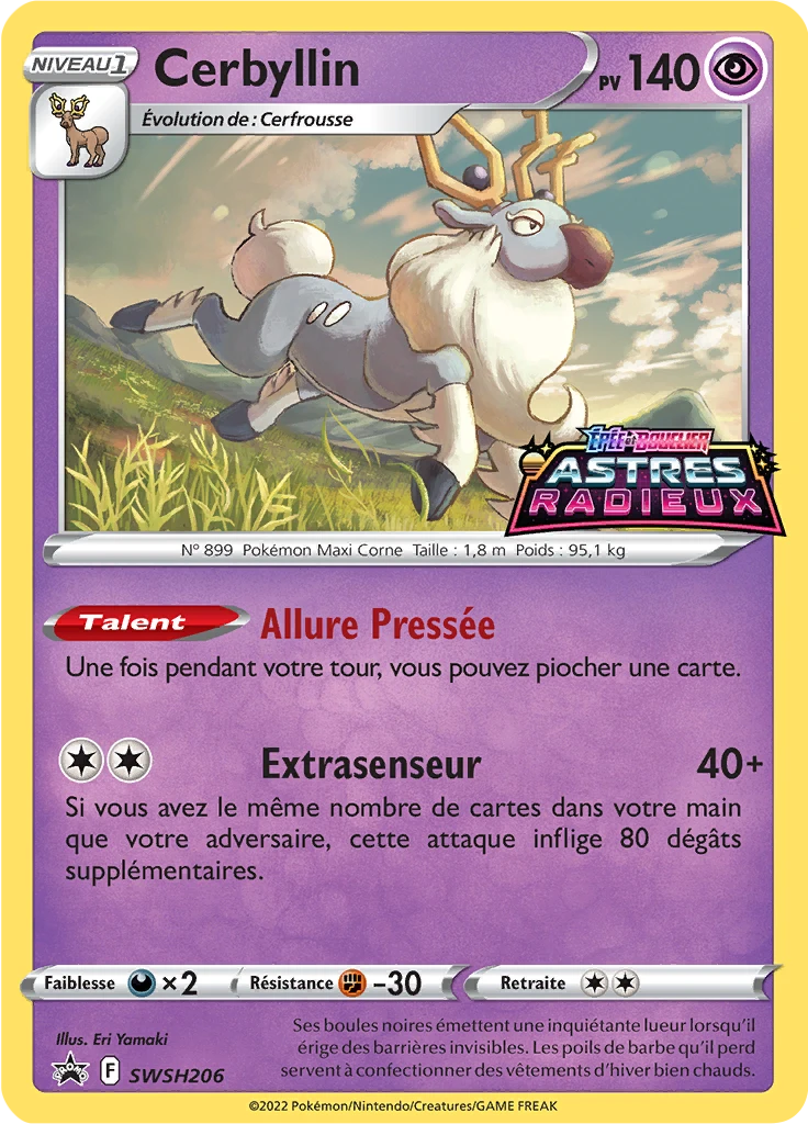 Carte Pokémon Cerbyllin de l'extension Promo SWSH