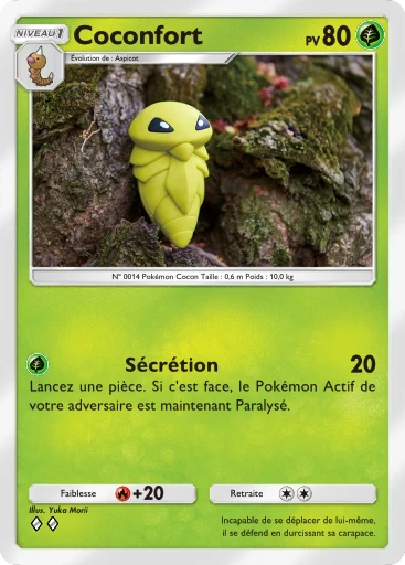 Carte Pokémon Coconfort de l'extension Réjouissances Rayonnantes