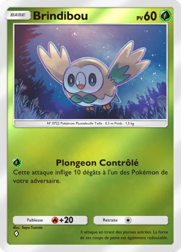 Carte Pokémon Brindibou de l'extension Booster de Luxe ex