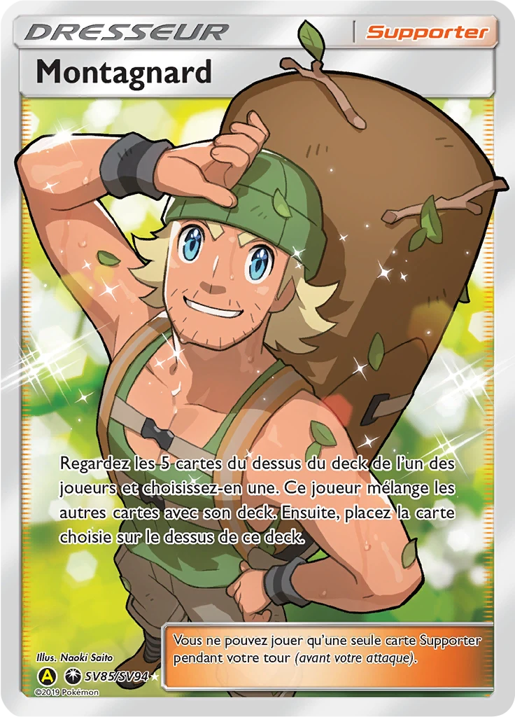 Carte Pokémon Montagnard de l'extension Destinées Occultes
