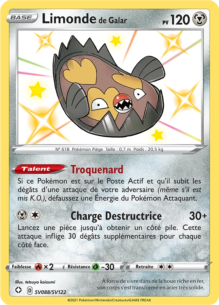 Carte Pokémon Limonde de Galar de l'extension Destinées Radieuses