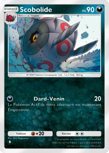 Carte Pokémon Scobolide de l'extension L'Île Fabuleuse