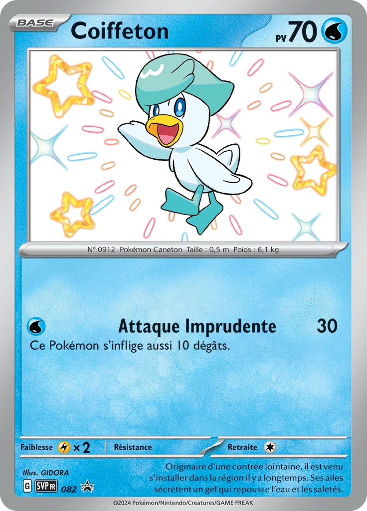 Carte Pokémon Coiffeton de l'extension SVP Black Star Promos