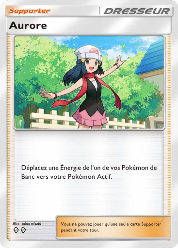 Carte Pokémon Aurore de l'extension Booster de Luxe ex