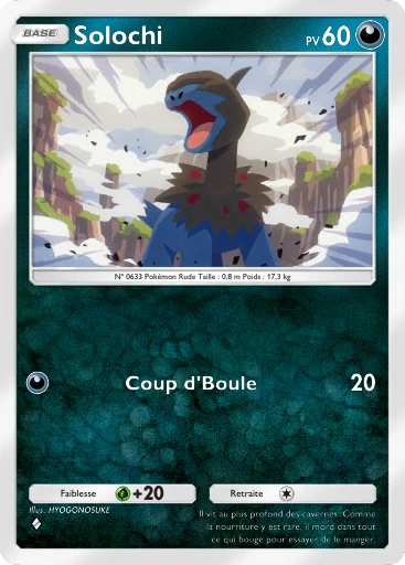 Carte Pokémon Solochi de l'extension Méga-Ascension
