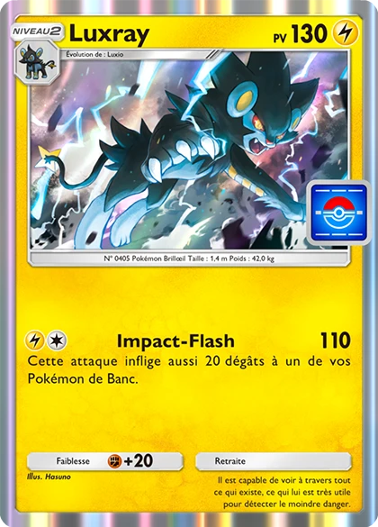 Carte Pokémon Luxray de l'extension Promo-B