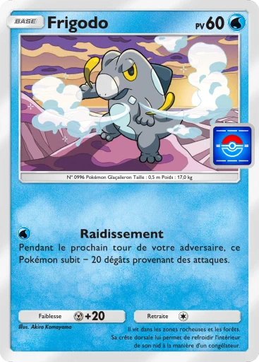Carte Pokémon Frigodo de l'extension Promo-B