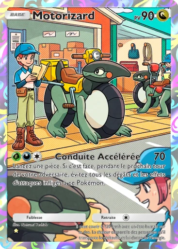 Carte Pokémon Motorizard de l'extension Domination Céleste